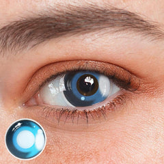 Cosplay Agate	Blue Coloured Contact Lenses