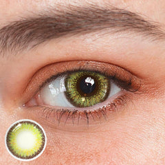 Zulmira Green Coloured Contact Lenses