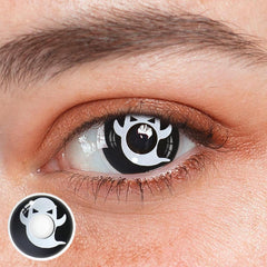 Halloween Ghost White Coloured Contact Lenses