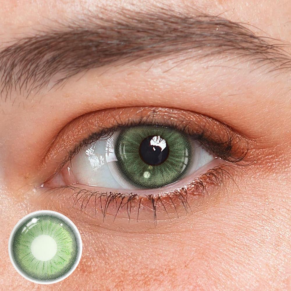 Perola Green Coloured Contact Lenses