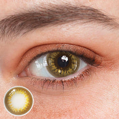 Mermaid Light Brown Coloured Contact Lenses