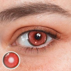 Cosplay KOI Red Coloured Contact Lenses