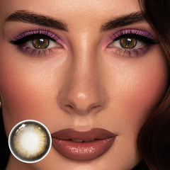 Kohaku Light Brown Prescription Coloured Contact Lenses