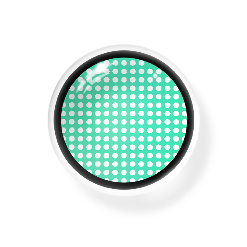 Cosplay Mesh Green Coloured Contact Lenses