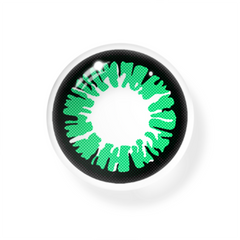 Cosplay Cyberpunk Green Coloured Contact Lenses
