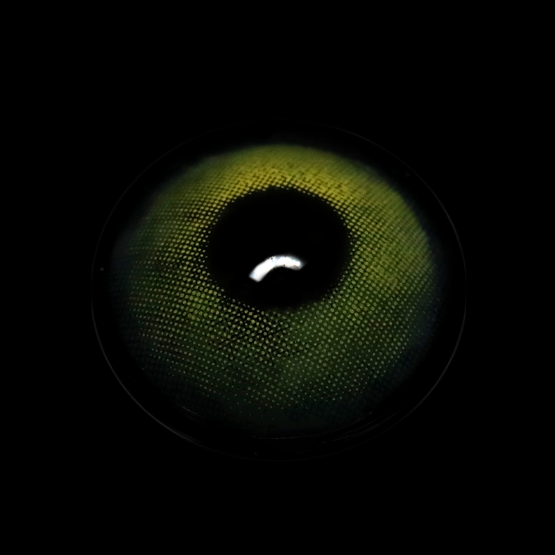 lracema Green Prescription Coloured Contact Lenses